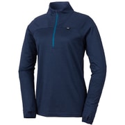 キャスター ウール ジップ ロングスリーブ LD CASTOR WOOL ZIP LS MIV01738 SAPHIR 7317 Sサイズ（日本：Mサイズ） [アウトドア カットソー レディース]