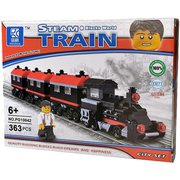 PG10042 ブロックワールド スティーム トレイン 363pcs [対象年齢：6歳～]
