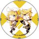 ペコミクちゃん 缶バッジ C. リン・レン [キャラクターグッズ]