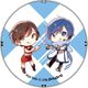 ペコミクちゃん 缶バッジ D. KAITO・MEIKO [キャラクターグッズ]