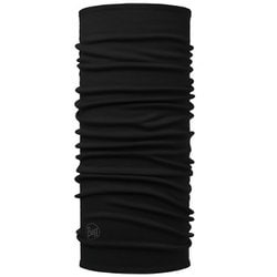 MIDWEIGHT MERINO WOOL 270825 SOLID BLACK [アウトドア フェイスマスク]