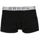 BLK L SAPPY モザイクボクサー 黒 L D-302