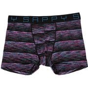 BLK L SAPPY マルチボーダーボクサー 黒 L D-326