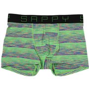 GRN LL SAPPY マルチボーダーボクサー 緑 LL D-326