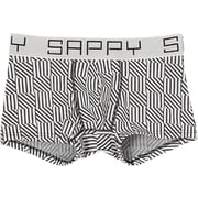 WHT M SAPPY パターンブロックローライズ 白 M D-515