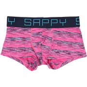 PNK L SAPPY マルチボーダーローライズ ピンク L D-517