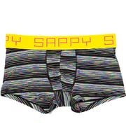 BLK M SAPPY マルチボーダーローライズ 黒 M D-517