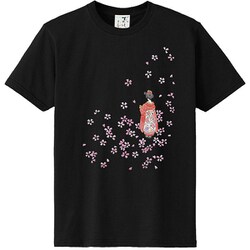 S-3258A [立体おみやげTシャツ 小桜舞妓 クロ 3L]