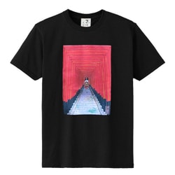S-3756A [立体おみやげTシャツ 千本鳥居舞妓 クロ S]