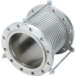 NFK 排気ライン用伸縮管継手 5KフランジSS400 200AX250L NK7300-200-250