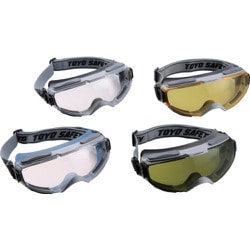 NO.1390-2G [トーヨーセフティ ハイパーゴーグル グリーン(ゴグル型)]