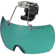 NO.1400-LG [トーヨーセフティ ヘルメット取付用メガネ ライトグリーン]