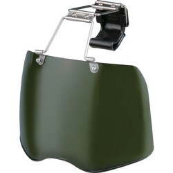 NO.1430-3G [トーヨーセフティ ヘルメット取付用シールド グリーン]