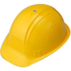 NO.170-5 [トーヨーセフティ ヘルメット うす黄]