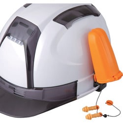 NO.1962-OK [トーヨーセフティ ヘルメット取付用収納式耳栓]