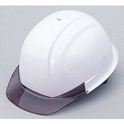 NO.370F-OT-S-WH [トーヨーセフティ ひさし透明ヘルメット 白]