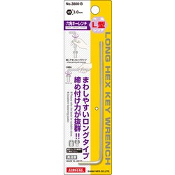 NO.3800-B-3.0 [サンフラッグ 六角キーレンチロング1本組3.0mm]