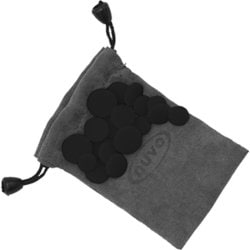 プラスチック製管楽器 Student Flute/jFlute専用カラーキーキャップ シリコン製 Black N225KCBK