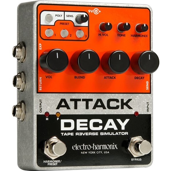 ELECTRO HARMONIX エレクトロハーモニックス  ATTACK DECAY [エフェクター Tape Reverse Simulater]