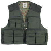 Alfluxフィッシングベスト Alflux Fishing Vest 6110801 (070)オリーブ XLサイズ [釣り ベスト メンズ]