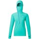 Ws Sunshade Alpine Hoodie XS A52 アクアグリーン [アウトドア カットソー]