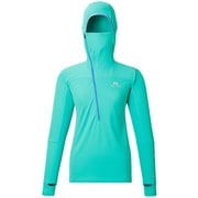 Ws Sunshade Alpine Hoodie XS A52 アクアグリーン [アウトドア カットソー]