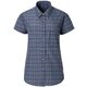 Ws SS Tartan Shirt L P02 パープル [アウトドア シャツ]
