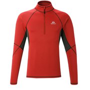 Integral Zip Neck XS R00 レッド [アウトドア カットソー]