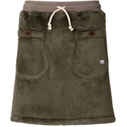 WOMENS Classic Fleece Skirt L D00 ダークブラウン [アウトドア 小物]