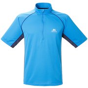 Synergy SS Zip Tee L B01 ブルー [アウトドア カットソー]