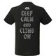 BRITPOP TEE‐BRUSH THE ROCK 425712 ブラック B02 Mサイズ [アウトドア カットソー メンズ]