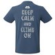 BRITPOP TEE‐BRUSH THE ROCK 425712 ネイビー N00 Mサイズ [アウトドア カットソー メンズ]
