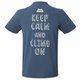 BRITPOP TEE‐BRUSH THE ROCK 425712 ネイビー N00 Sサイズ [アウトドア カットソー メンズ]