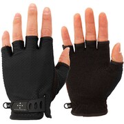 UV Mesh Finger Cut Glove AG6707 B02ブラック XLサイズ [アウトドア グローブ]