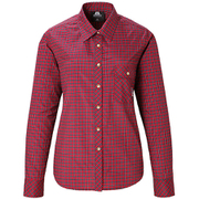 Ws LS Tartan Shirt L R00 レッド [アウトドア シャツ]