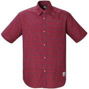 SS Tartan Shirt 421818 R00_レッド Mサイズ [アウトドア シャツ メンズ]