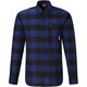 LS Buffalo Check Shirt L B01 ブルー [アウトドア シャツ]