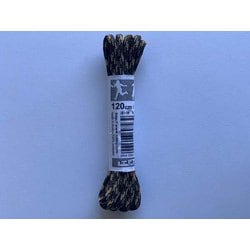 Tobby アウトドアスリム 丸紐 242-723 カモ 120cm 2本入り [アウトドアシューズ 靴紐]