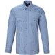 LS Gingham Check Shirt XL B01 ブルー [アウトドア シャツ]