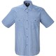 SS Gingham Check Shirt 421827 B01_ブルー Sサイズ [アウトドア シャツ メンズ]