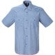SS Gingham Check Shirt XL B01 ブルー [アウトドア シャツ]
