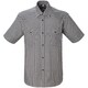 SS Gingham Check Shirt M B02 ブラック [アウトドア シャツ]