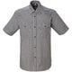 SS Gingham Check Shirt XL B02 ブラック [アウトドア シャツ]