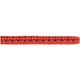 Tobby アウトドアスリム 丸紐 242-DOTS-10 レッド/ブラック 160cm 2本入り [アウトドアシューズ 靴紐]