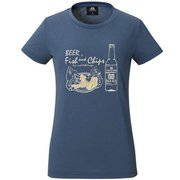 Ws Britpop Tee-Fish ＆ Chips XS N00 ネイビー [アウトドア カットソー]