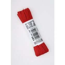 アウトドア 平紐 802-6050 レッド 180cm(太さ 7mm) 2本入り [アウトドアシューズ 靴紐]