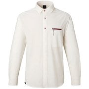 ヒトリシズカ wide collar AS1843 H26_ハイジロ Mサイズ [アウトドア シャツ ユニセックス]