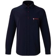 ヒトリシズカ wide collar AS1843 K65褐色 XSサイズ [アウトドア シャツ ユニセックス]