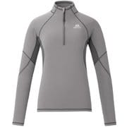 Ws Integral Zip Neck XS G01 グレイ [アウトドア カットソー]
