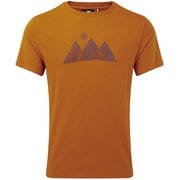 MOUNTAIN SUN TEE 411773 P24_パンプキン Sサイズ [アウトドア カットソー メンズ]